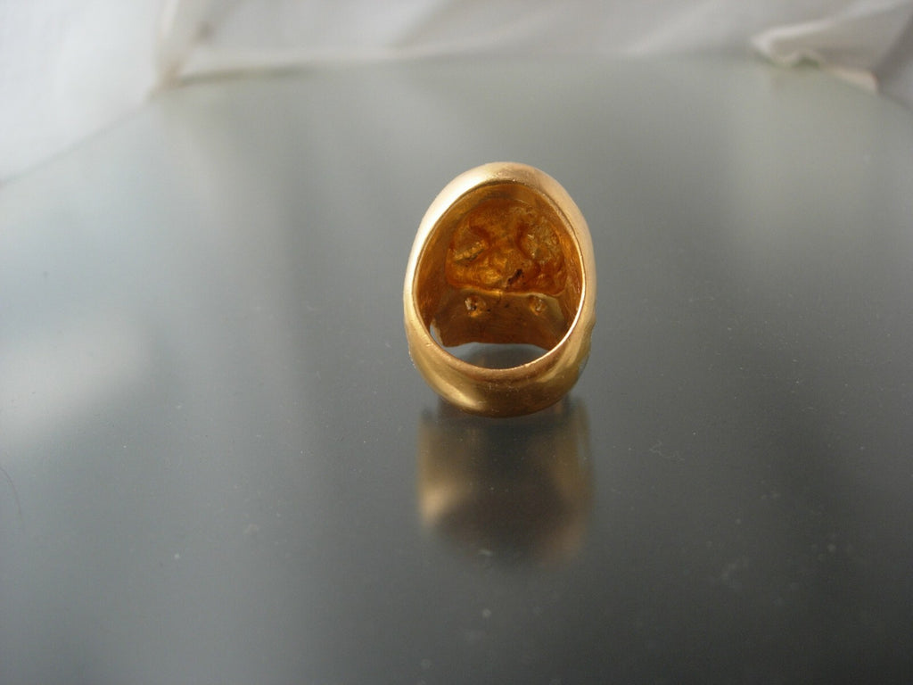 MENS SKULL RING Bronze Skull ring biker masonic  skull ring handmade masonic 