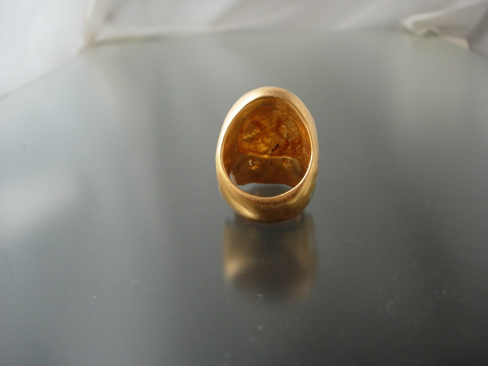 MENS SKULL RING Bronze Skull ring biker masonic  skull ring handmade masonic 