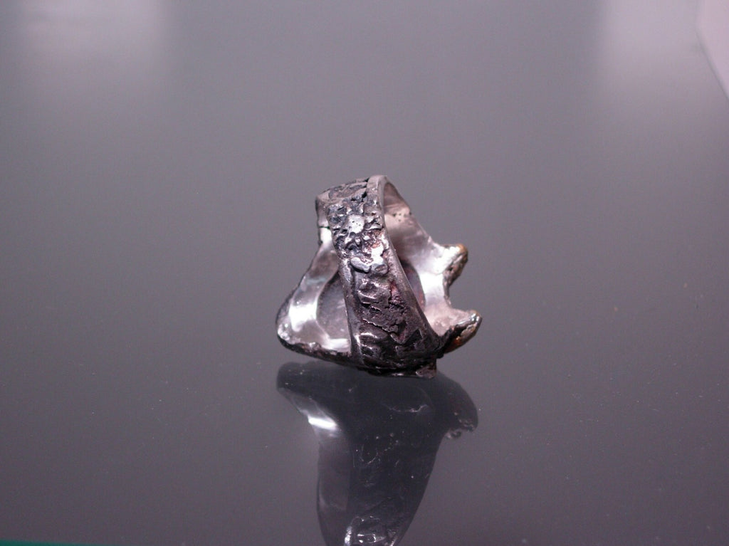  Sterling silver Pan ring devil ring 925 24k Gold Handmade LTD  Gold .999