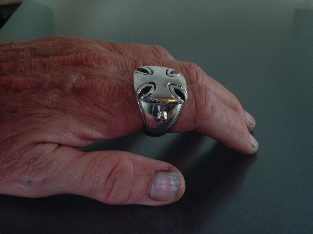 CUSTOM MALTESE CROSS RING  CUSTOM  925 LTD