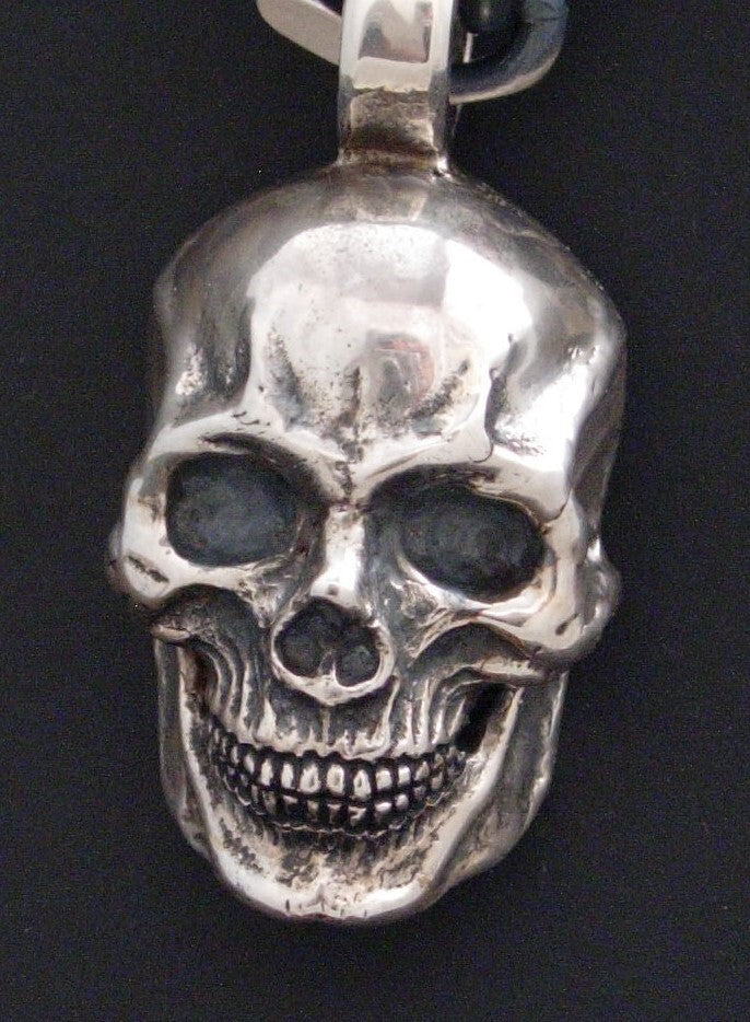 925 silver skull pendant