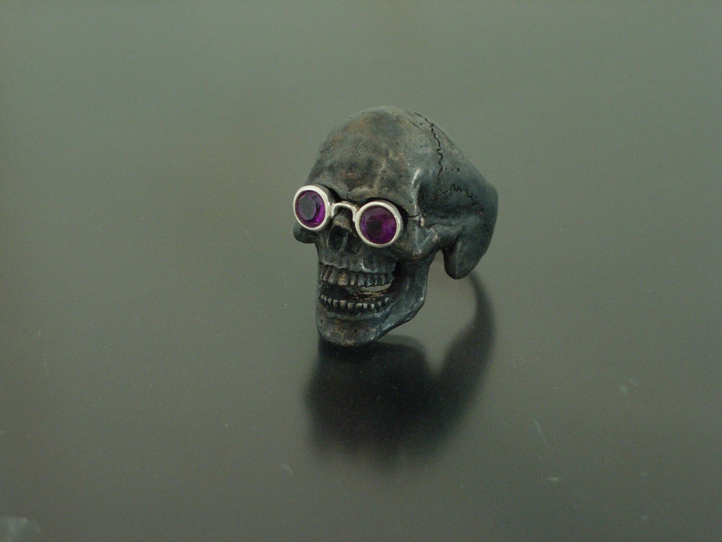 OZZY tribute skull ring