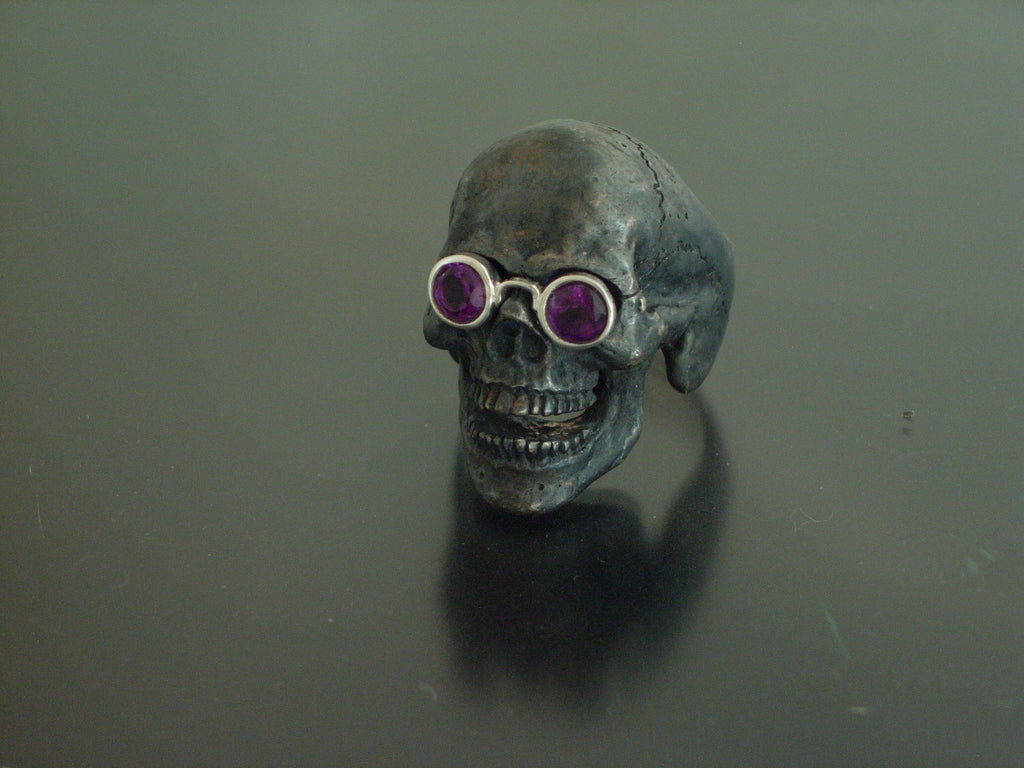OZZY tribute skull ring