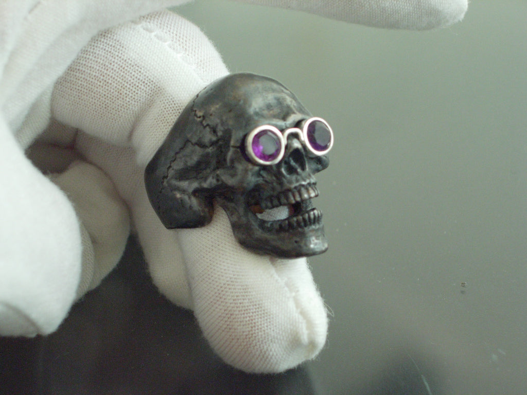 OZZY tribute skull ring