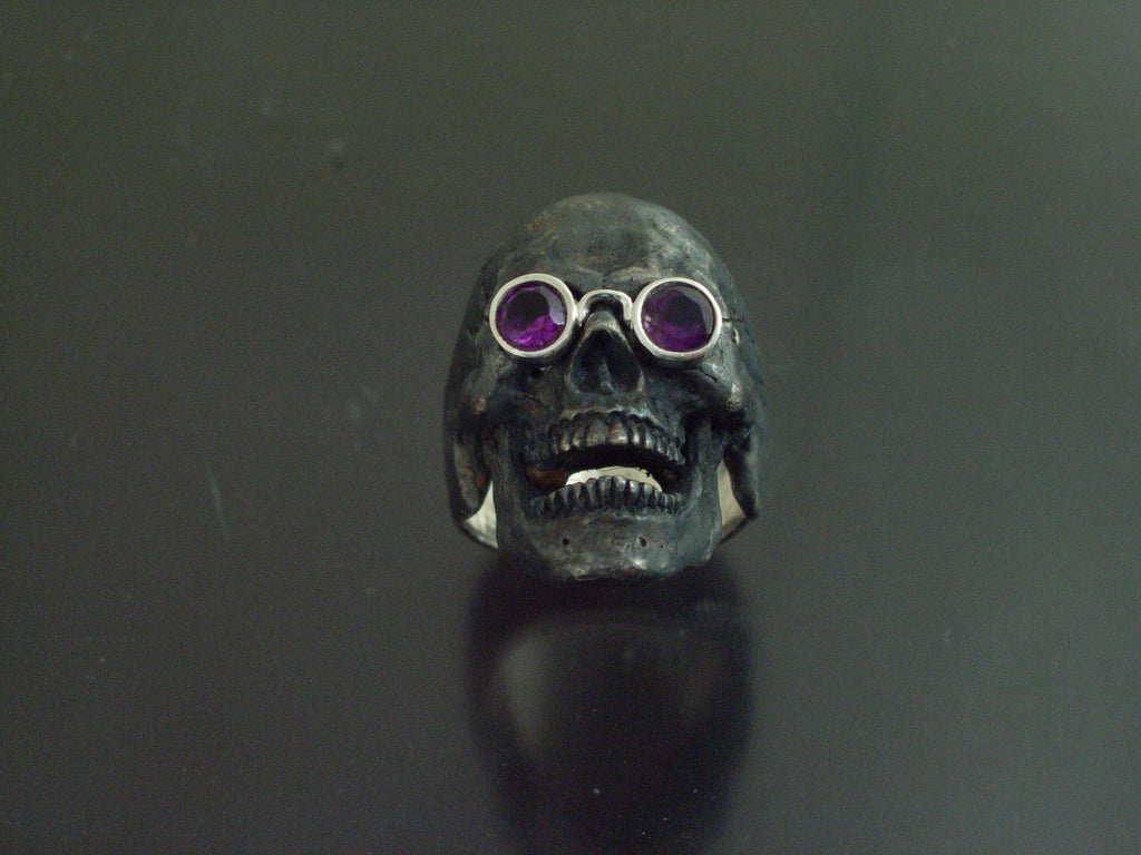 OZZY tribute skull ring