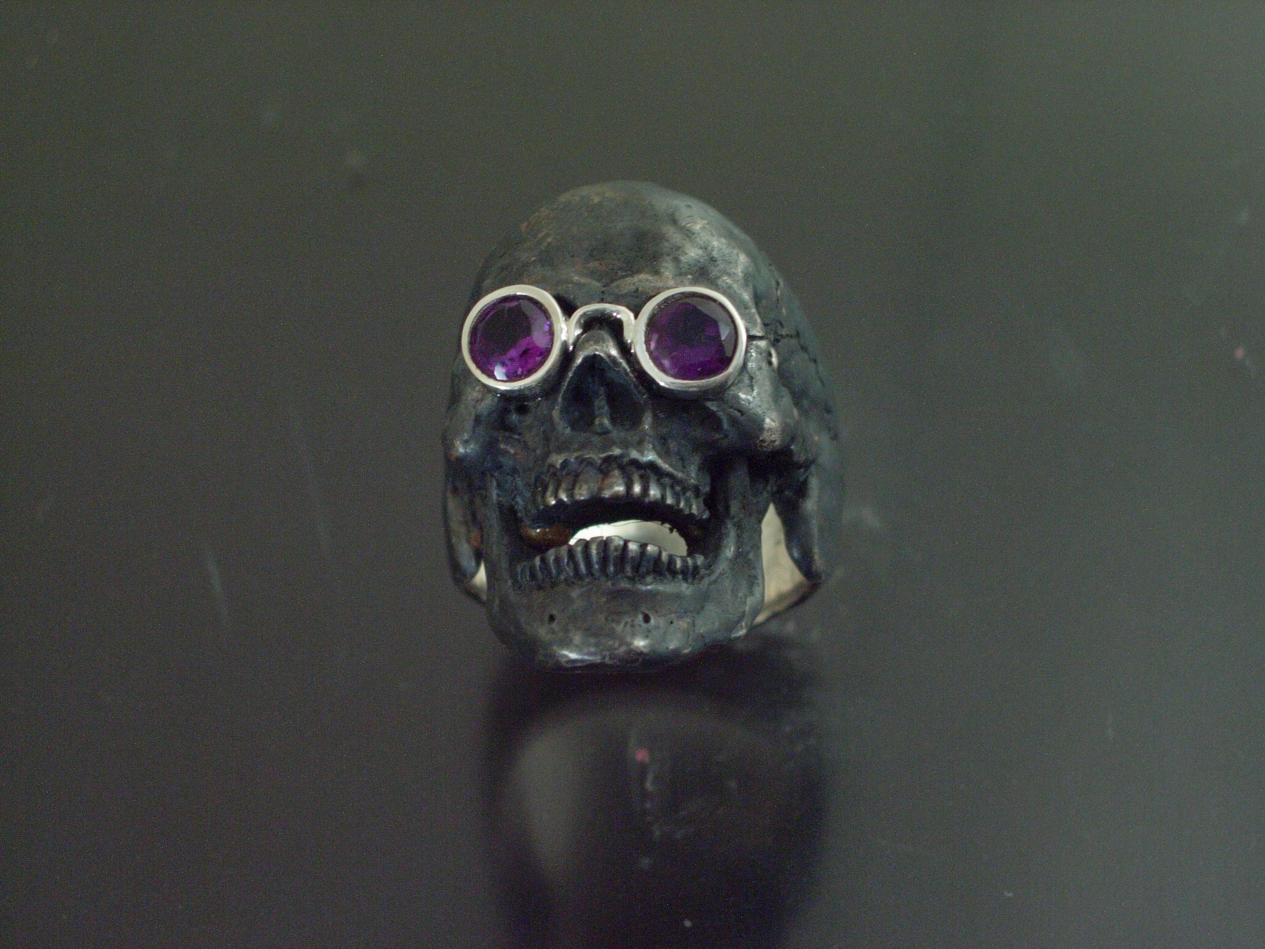 OZZY tribute skull ring